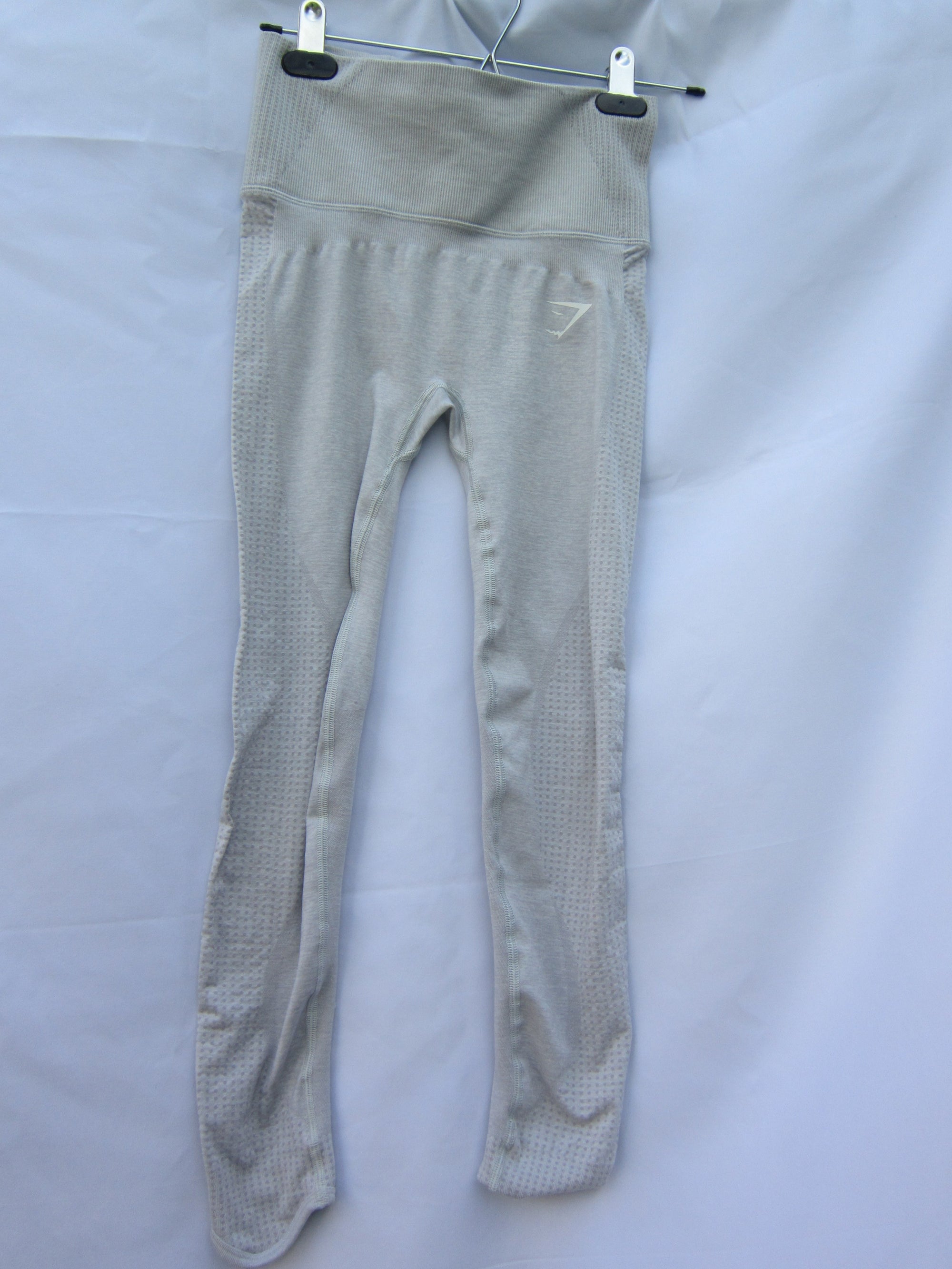 Gymshark Seamless High-Waisted Leggings – Light Grey